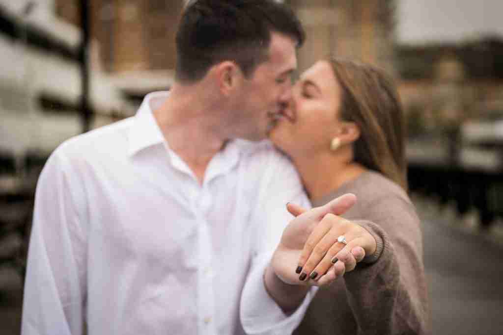 A beautiful proposal at Pier 13 in Hoboken, Photography by Alex Kaplan 