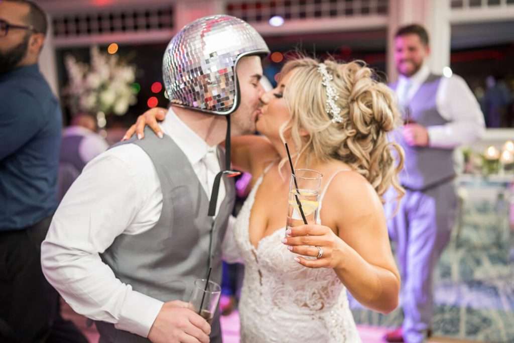 59-CrystalYachtClub-Newlyweds-Kiss-Dance-Floor-Disco-Helmet