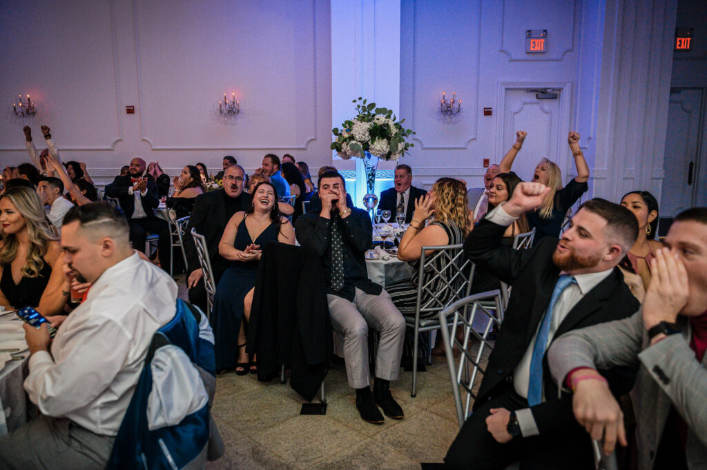 Mother son dance at The Legacy Castle Pompton Plains wedding photographed by Alex Kaplan