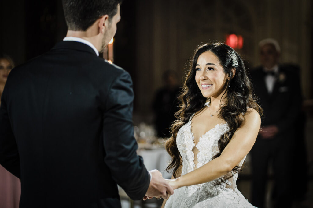 First dance Crystal Ballroom reception The Grand Totowa New Jersey wedding