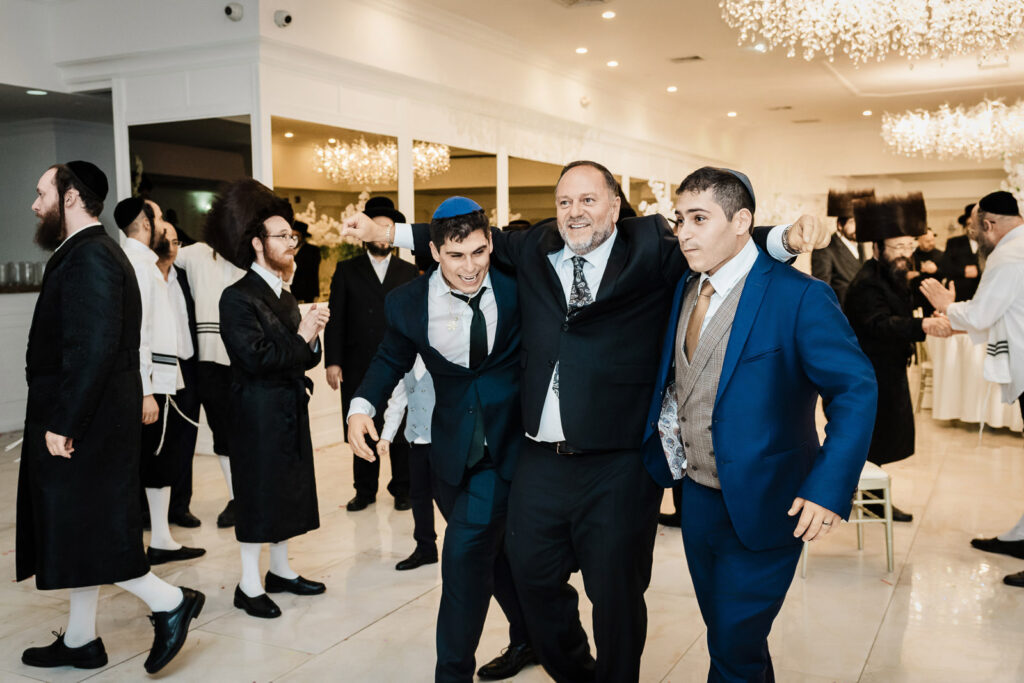 Reception dancing celebration in elegant ballroom at Riverview Ballroom Cliffside Park NJ wedding