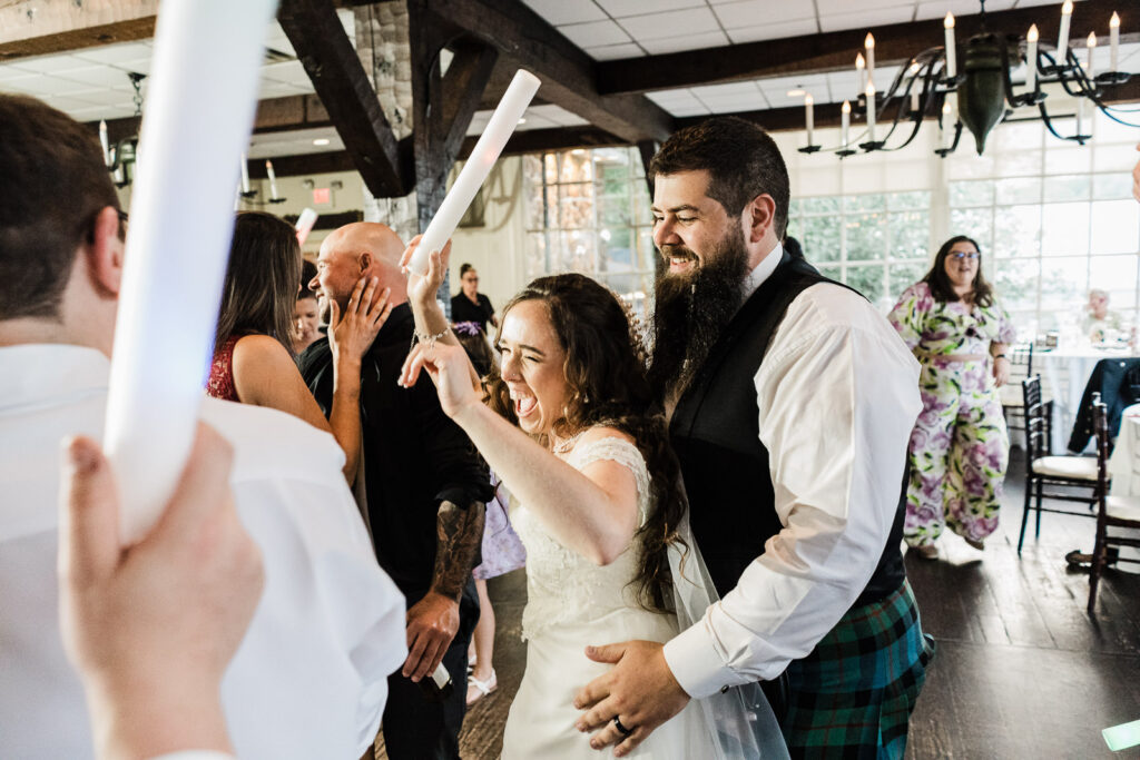 Emotional wedding toasts at Smithville Inn New Jersey by Alex Kaplan Photography