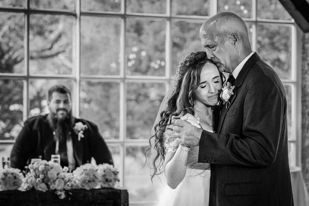 Wedding couple first dance at Smithville Inn New Jersey by Alex Kaplan