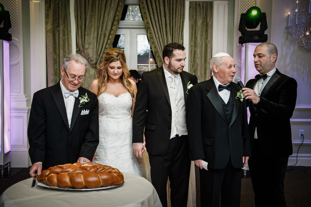 Challah ceremony at Rockleigh Country Club Jewish wedding