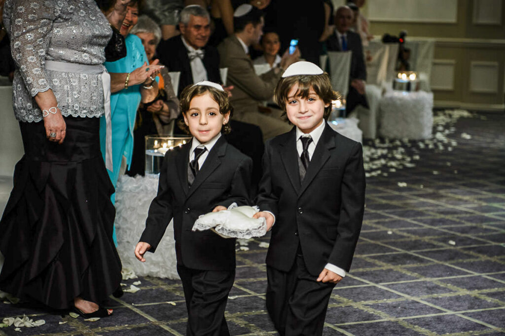 Ring bearers at Rockleigh Country Club wedding