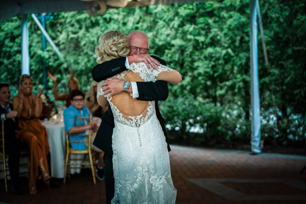 Father daughter dance at Rockleigh Country Club wedding reception