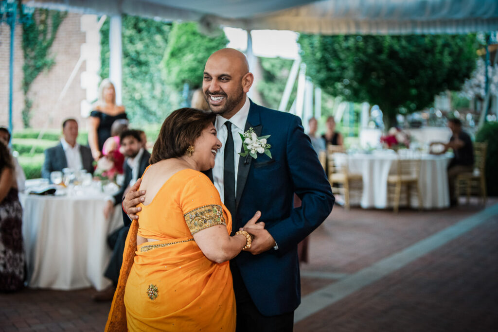 Mother son dance at Rockleigh Country Club reception