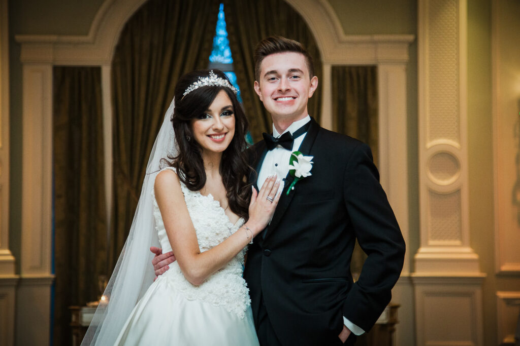 Wedding rings detail shot at Rockleigh Country Club in New Jersey