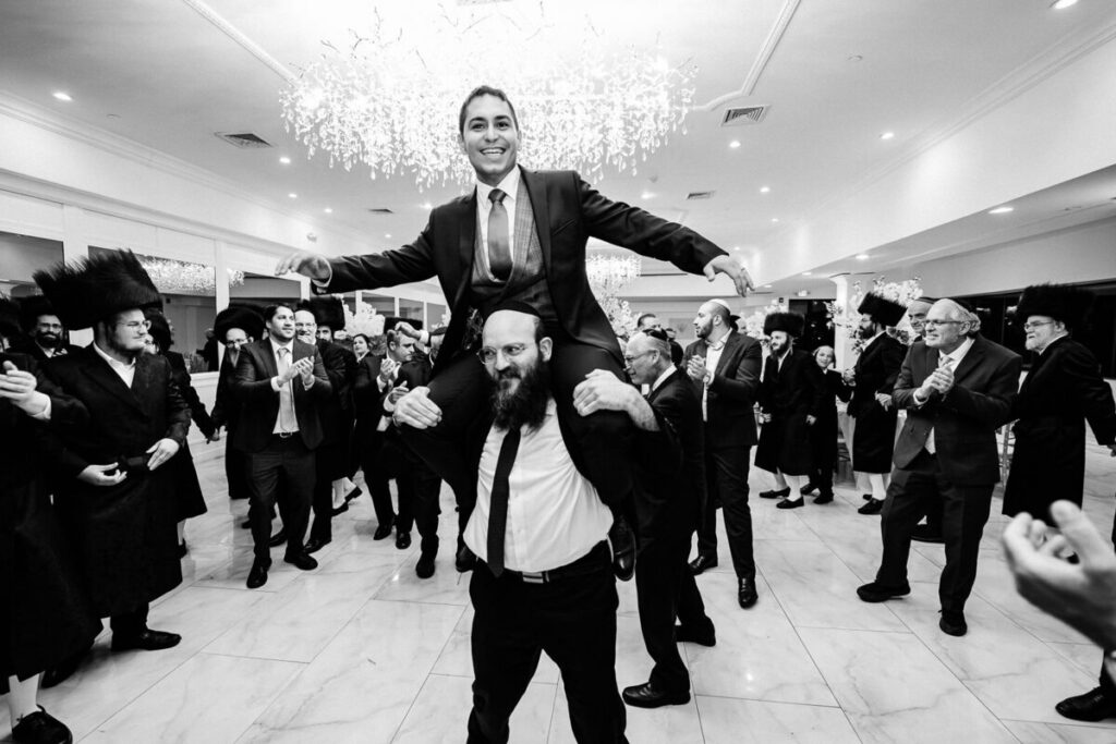 Wedding reception dancing captured during ten hour wedding coverage in New Jersey