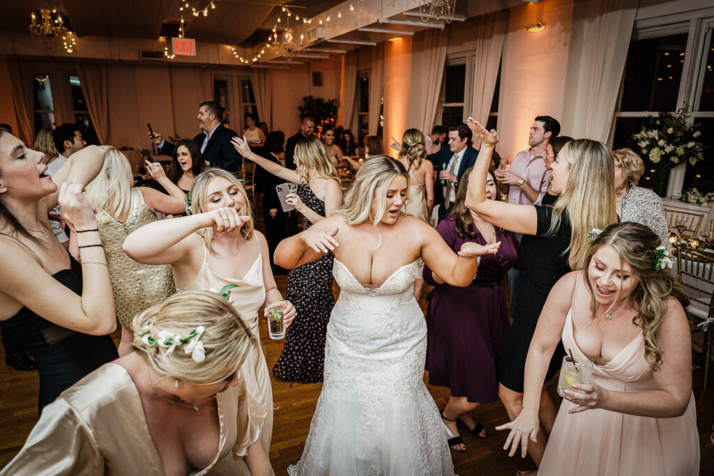 Couple sharing a first dance at a Midtown Loft wedding venue in New York City
