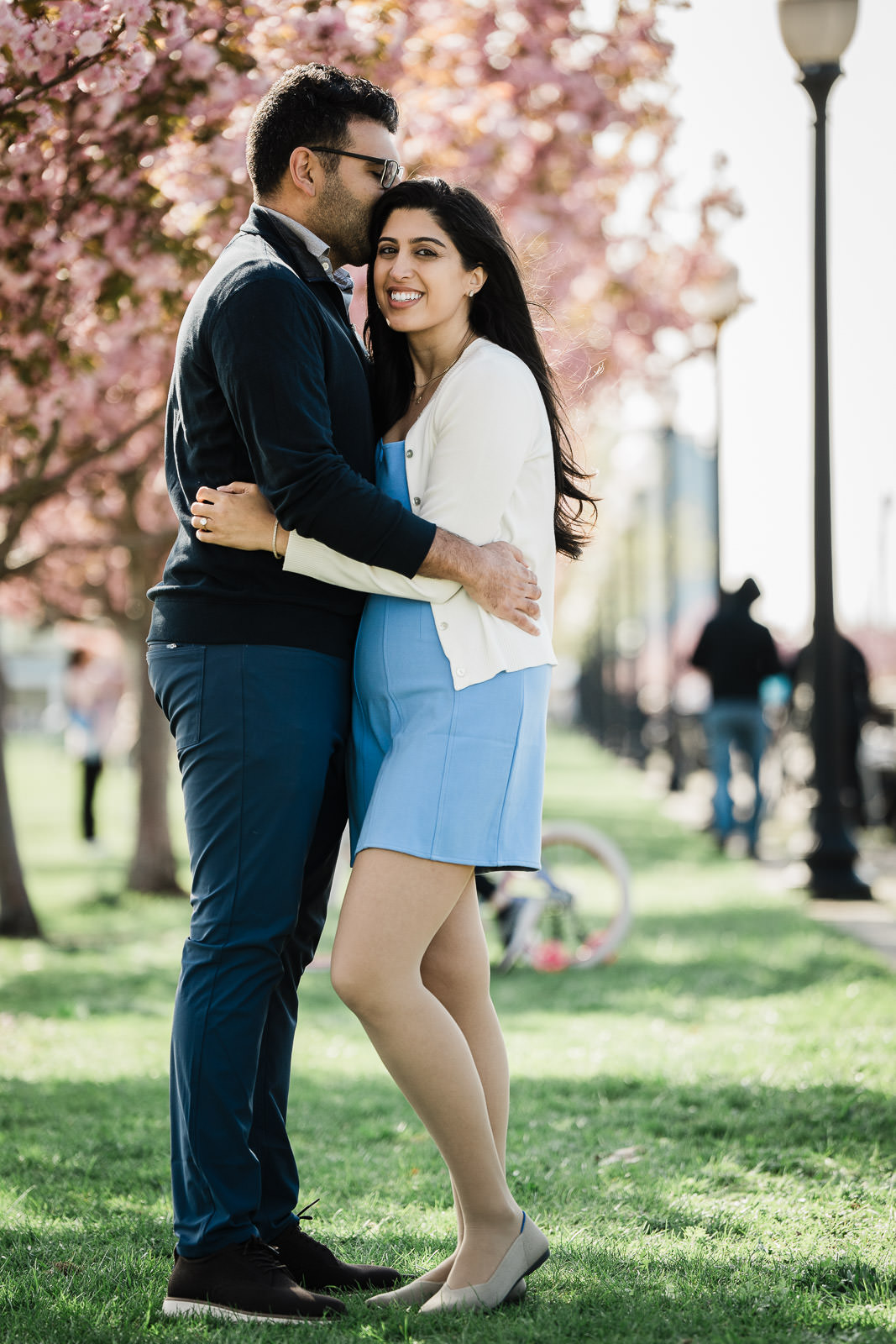 Engagement session portrait