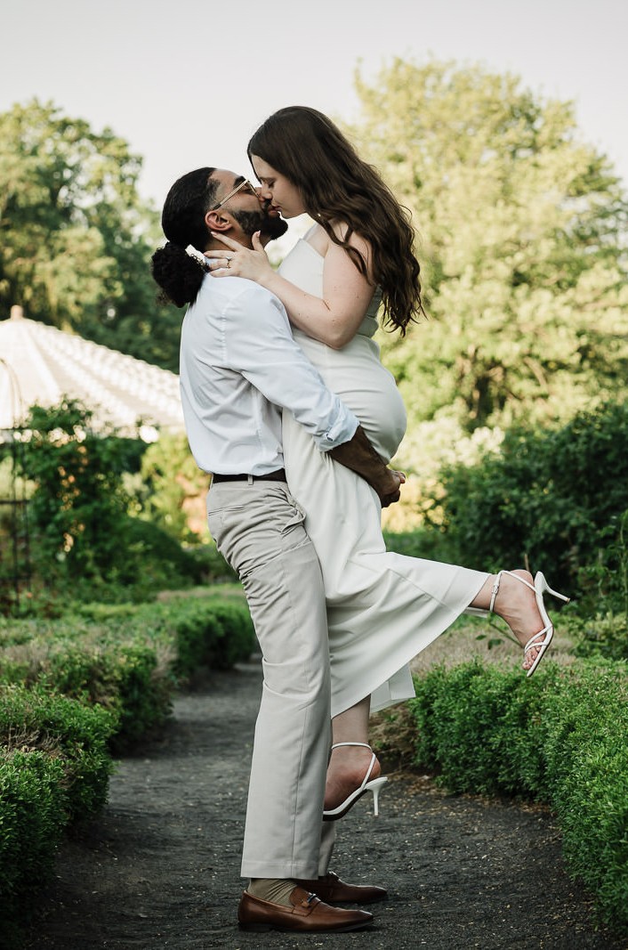 Engagement session portrait