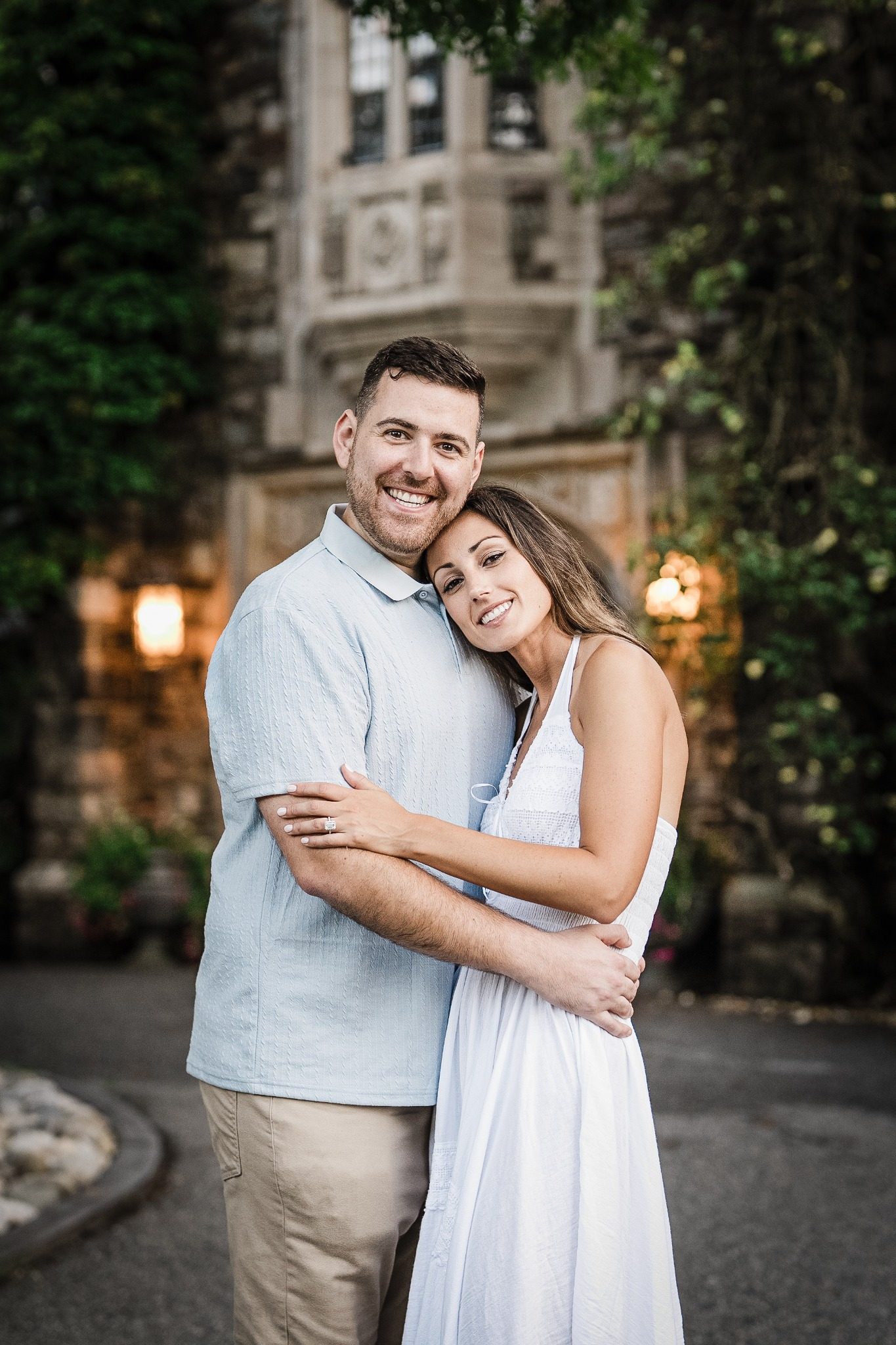 Engagement session portrait